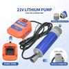 Přenosná 12V lithiová pumpa pro naftu a vodu s průtokem 40-60 l/min Navrženo pro 21V baterie Kompaktní a snadno použitelná