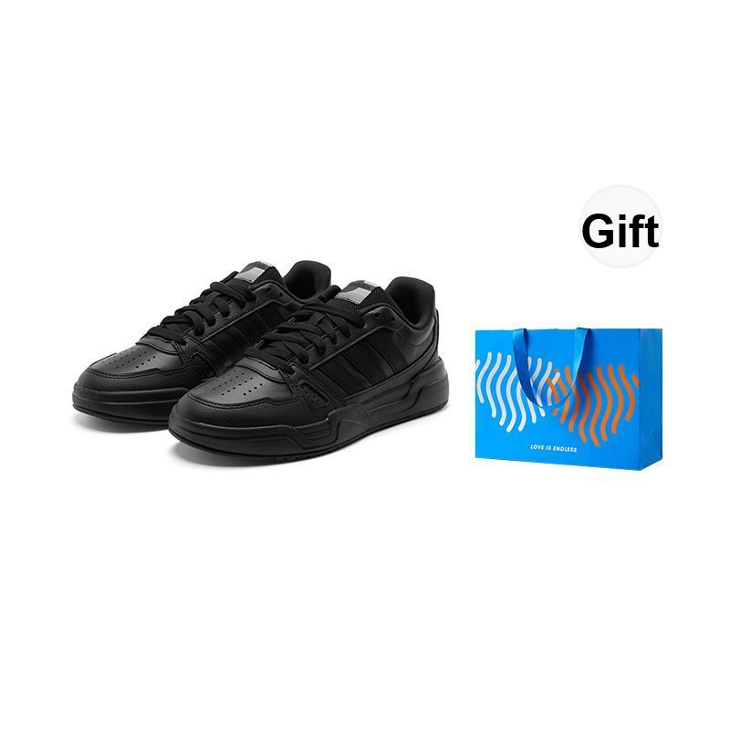 Adidas Lite Baller Comfortable Versatile Low-Top Skate Shoes Unisex Sneakers Black JS4361