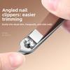 Portable Stainless Steel Anti-splash Nail Clippers Set, Hand-held Box Nail Clippers, Home Nail Clippers Set