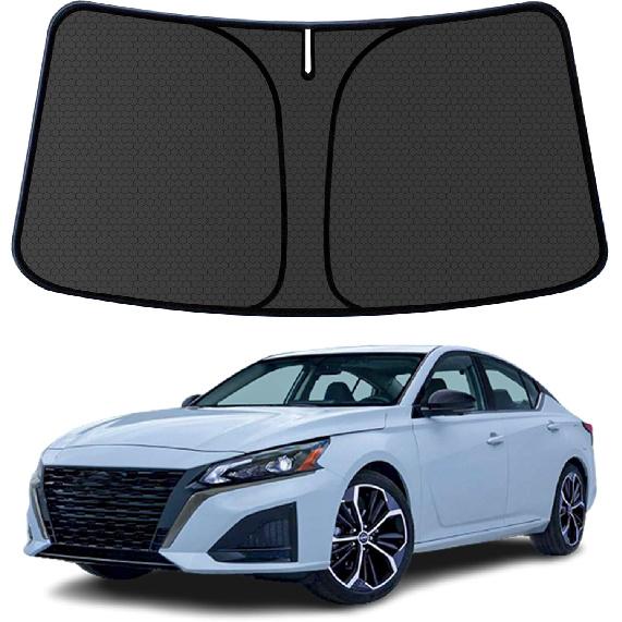 Ized Windshield Sun Shade for Toyota RAV4 -2024 2025 RAV-4 LE XLE Premium Blocks UV Rays Accessories,1:1 Tailored Foldable Thickened Front Window