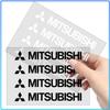 4Pcs Car Door Handle Stickers Tire Rear View Mirror Decals For Mitsubishi Lancer 7 8 I200 Pajero Montero Sport Outlander ASX Mirage Eclipse