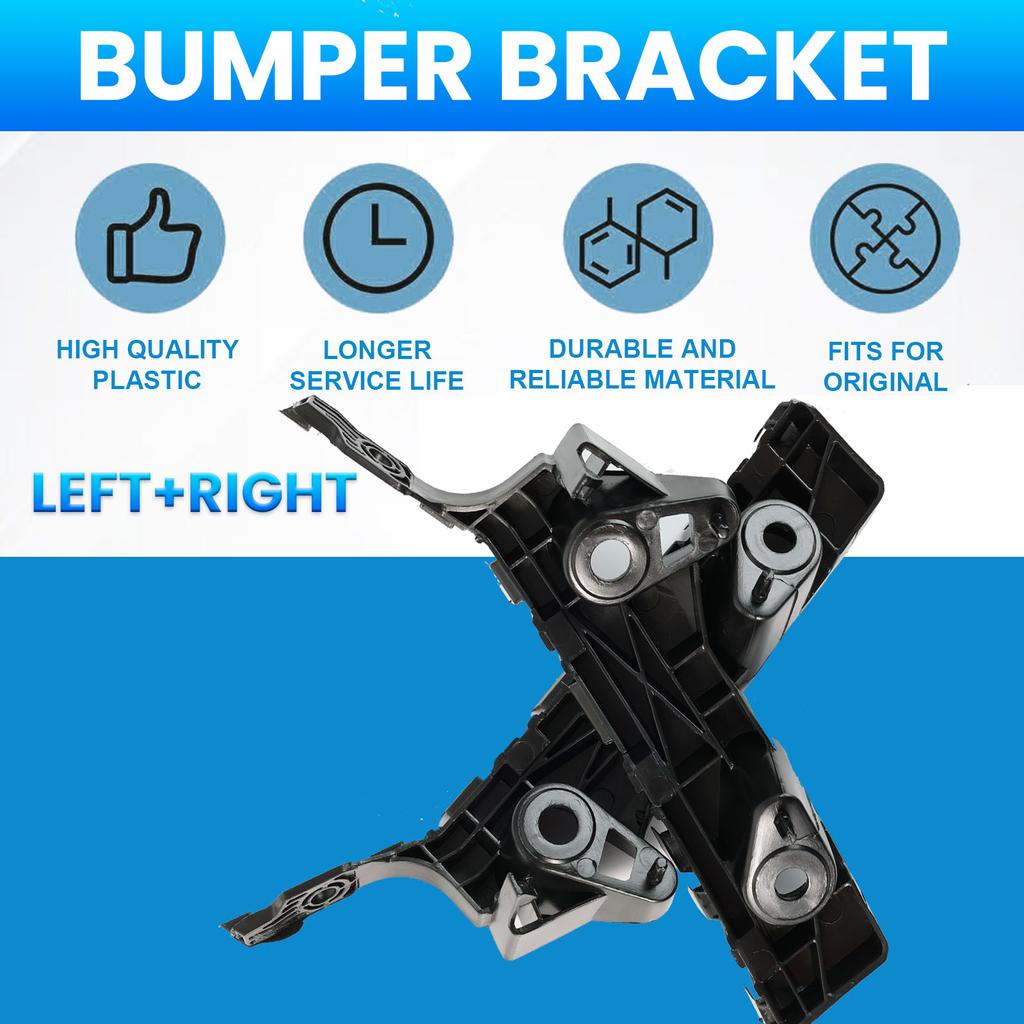 2 st För Mazda 3 Sedan SV Sport 2014 2015 2016 2017 2018 BHN1500T1F Höger & Vänster Främre Stötfångare Fästen Stöd