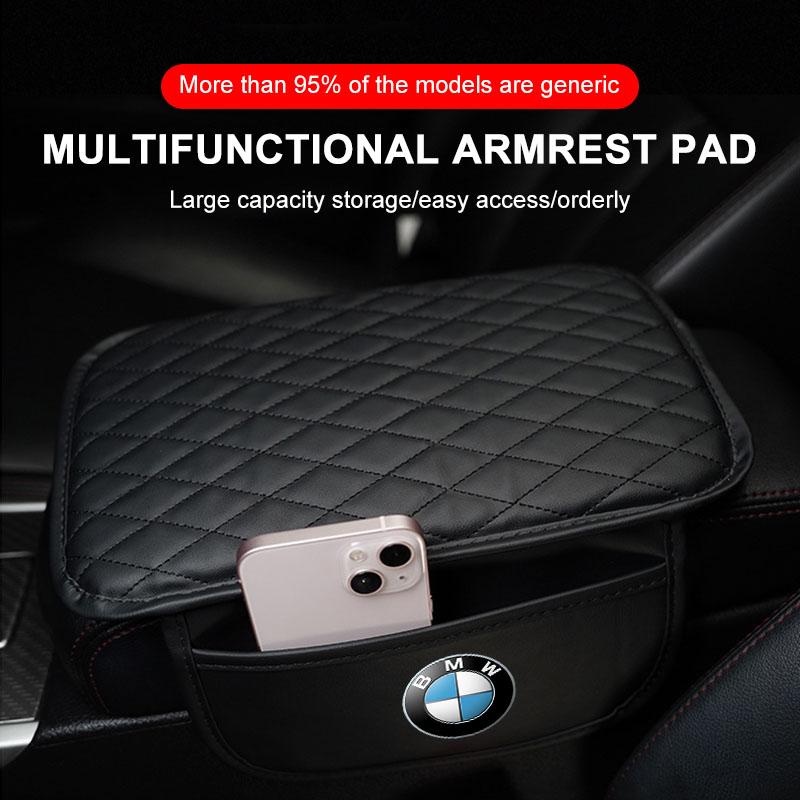1Pcs Leather Car Armrest Mat Tissue Boxes Height Pad Armrest Box For BMW E46 E39 E90 E60 E36 F30 F10 E34 E30 F20 E92 M3 M4 M5 X3 X4 X5 X6 X7