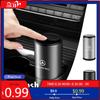 Alloy Car Garbage Can Trash Case Storage Holder Rubbish Bin For Benz CLK GLC W212 C200 C300 W203 W204 W205 W169 W176 GLC