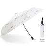 Cartoon Student Automatic Umbrella Dual-Use Three Foldable Men and Women Double Sun Protection Sun Umbrella Black Glue UV Protection