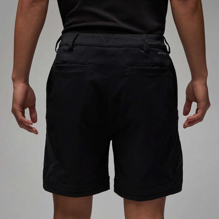 Jordan Dri-Fit Solid Color Casual Straight Leg Shorts Men shorts Black DZ0559-010