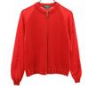 KENZO GOLF 90s Made In Japan Old Knit Jacket 1 Red Women Used