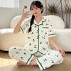 Women's Pajamas Set Pajamas 2-piece Set Airy Soft Casual Printed Pajamas