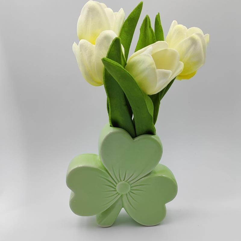 

Butterfly Knot Ceramic Vase Creative Desktop Interior Decoration European Living Room Dried Flower Utensils Decoration