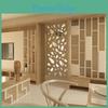 Sophisticated 12pcs 3d Mirror Vinyl Wall Stickers For Chic Home Diy Art