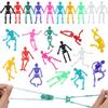 10/20Pcs Stretchy Skeleton Funny Sticky Toys Kids Halloween Birthday Party Favors Trick or Treat Gifts Goody Bag Pinata Fillers