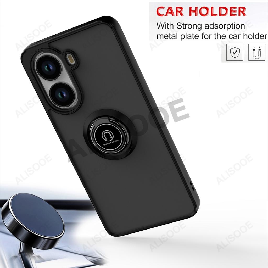 Kickstand Funda for POCO X7 Pro Case Armor Ring Holder Protective Cover for Xiaomi Redmi Turbo 4 Shockproof Case