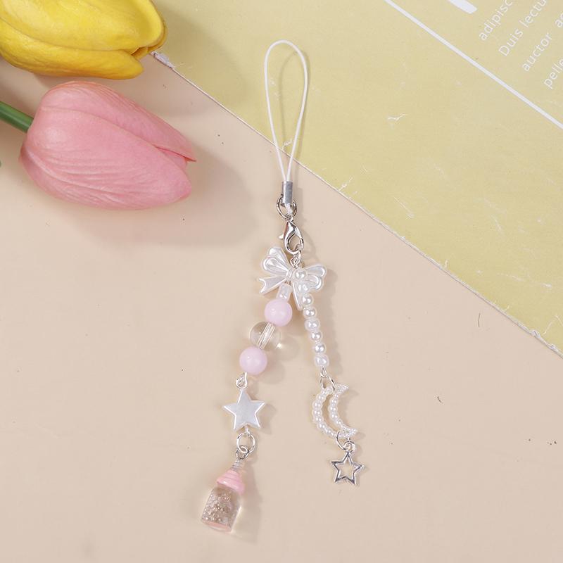 

Кулон из бисера ручной работы, изящный брелок для телефона, цепочка-шнурок, брелок для ключей, подвеска для рюкзака, кошелька, сумки