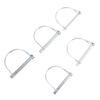 Heavy Duty Marine Trailer Coupler Safety Pin D Ring Round Arch Locking Lock Pin