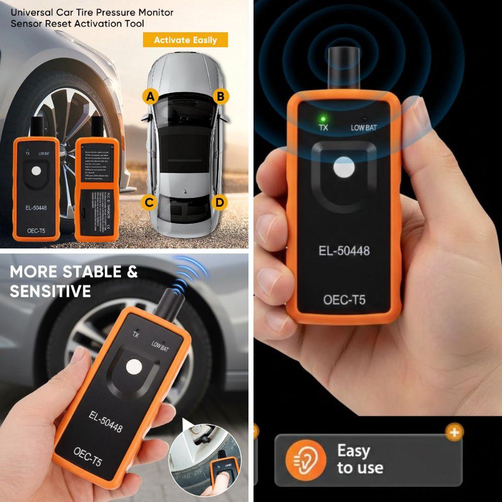 Schnelles & Einfaches TPMS-Programmierwerkzeug EL-50448 Reifensensoren Drucküberwachung für die meisten Fahrzeuge