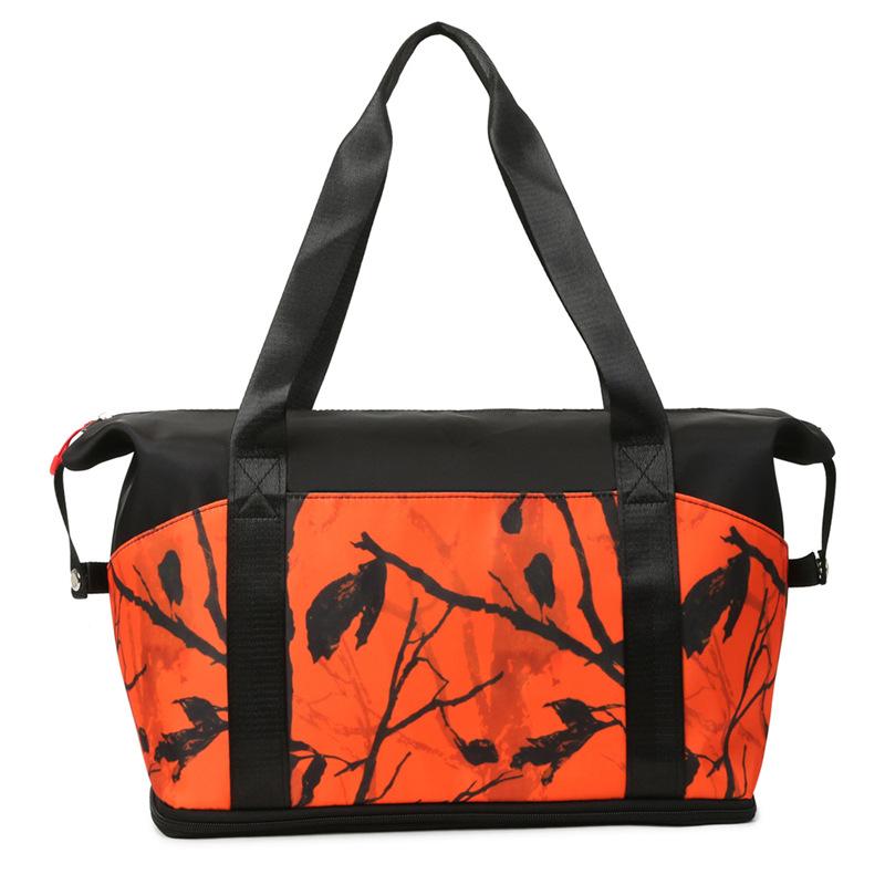 Składana Torba Podróżna na Bagaż z Nadrukiem Kabinowa Duża Pojemność Torba Weekendowa Wodoodporna Torba Sportowa na Siłownię Damska Torba Tote