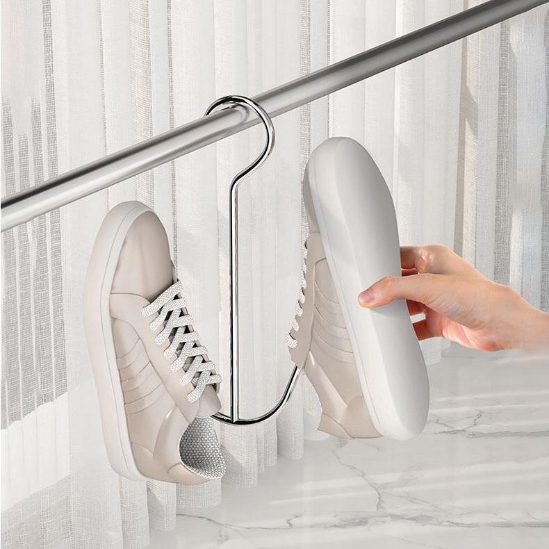 Solid and Bold Shoe Rack, Shoe Drying Artifact, Shoe Room External Hook, Household Special Thick Multifunctional Hanging Shoe Balcony Rack