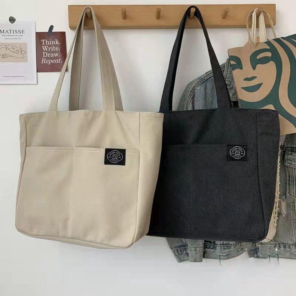 For Students Grocery Handbags Lunch Bags Tote Bag Women Shoulder Bags Canvas Bag Student Bags