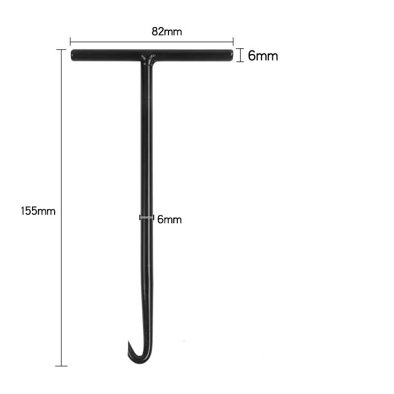 Крючок для пружины выхлопной трубы мотоцикла с Т-образной ручкой, ключ для пружины выхлопной трубы, съемник, установщик, крюк, инструмент