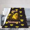 Ehi Shrexy  S-Shreks  Coperta Meme in Pile Morbida Vintage per Copriletto Inverno,