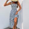 2025 Summer Floral Backless Sling Dress