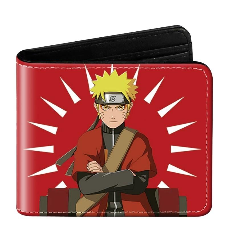 Naruto Anime Foldable Leather Wallet Short Purse