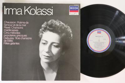 LP-skiva IRMA KOLASSI, ANDRE COLLARD, LONDON - Maurice Ravel Fem populära melodier 4175591 DECCA 1987 Holland Klassisk Begagnad