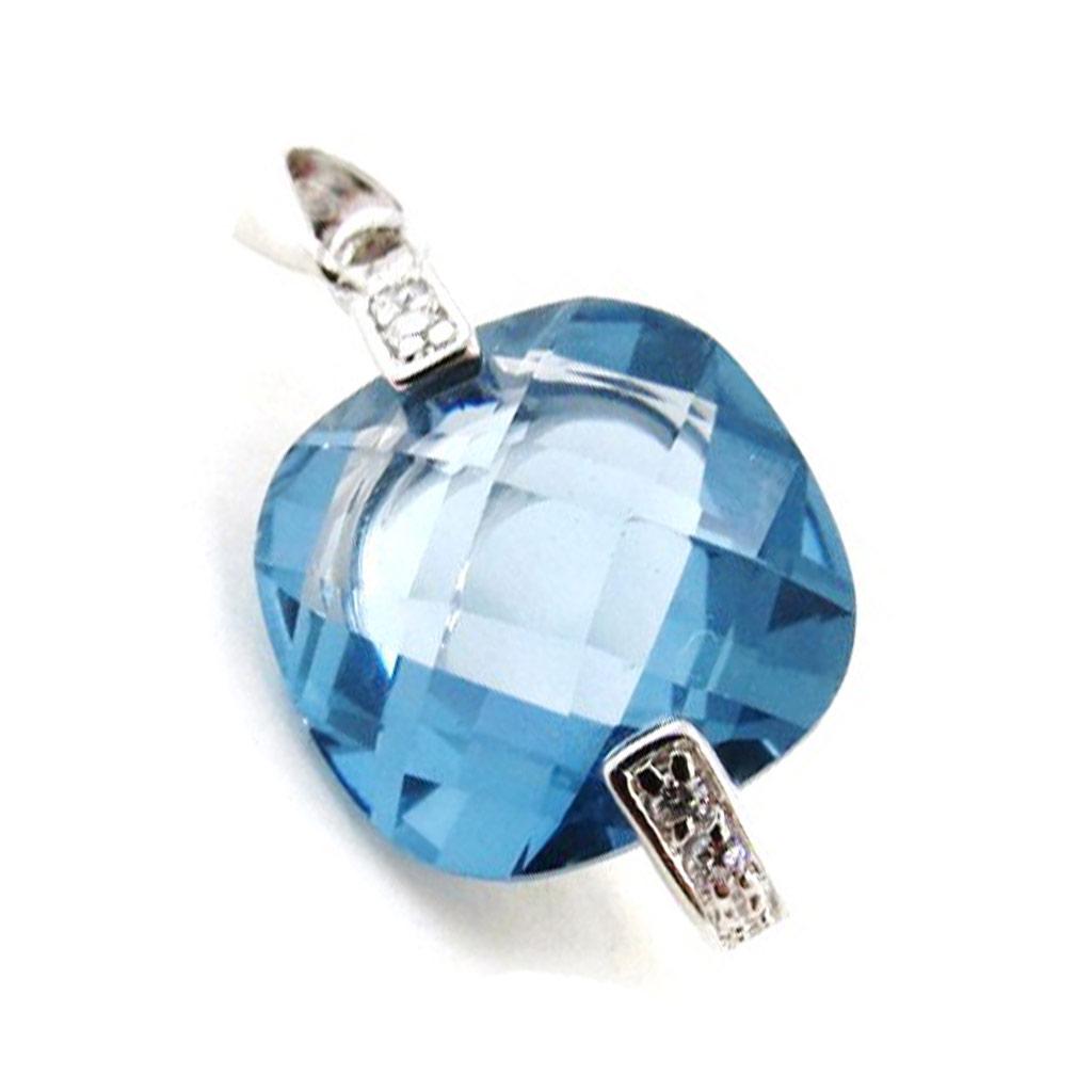 Les Trésors De Lily [G1072] - Pandantiv din argint „Sissi” cu aur marin