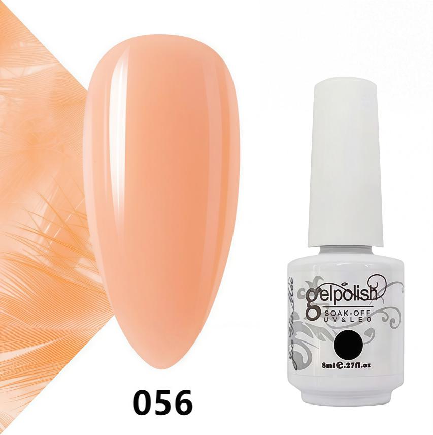 Amber Gel Polish Set: Gel Polish Manicure Kit with Whitening, Base Coat, and Sealer.