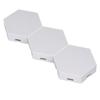 10 Sets Hexagonal Lights Colorful RGB LED Geometry Splicing Wall Lamp Remote and Touch Control USB Cable Powered