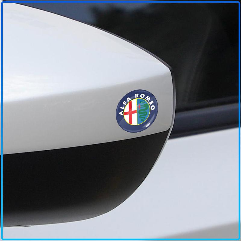 Car Lock Keyhole Stickers Door Lock Protect Car 3D Stickers For Alfa Romeo 147 159 156 Giulietta Giulia Mito Spider Alpha Nheadrest
