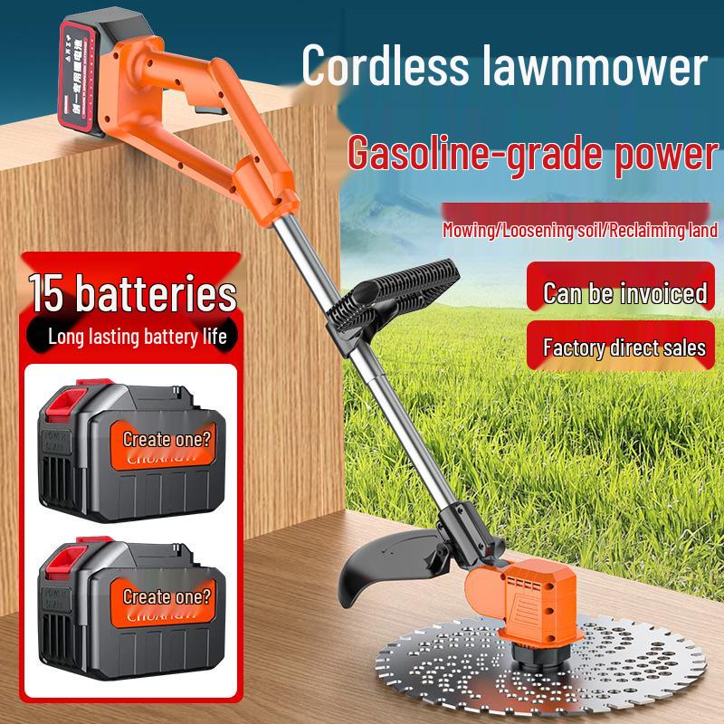 Chuangyi Multifunktionaler Lithium-Akku-Rasenmäher und Motorsense