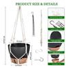 M-Modern-10 Inch Hanging Planter For Indoor Plants, 2 Pack Self Watering Hanging Baskets Flower Pots With Drainage Hole