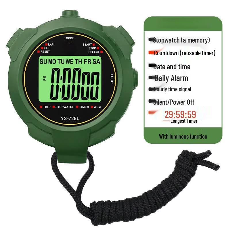 Dairen Sports Stopwatch Timer зелёный