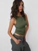 2025 Spring/Summer Sexy Slim-Fit Y2K Sleeveless Vest for Women