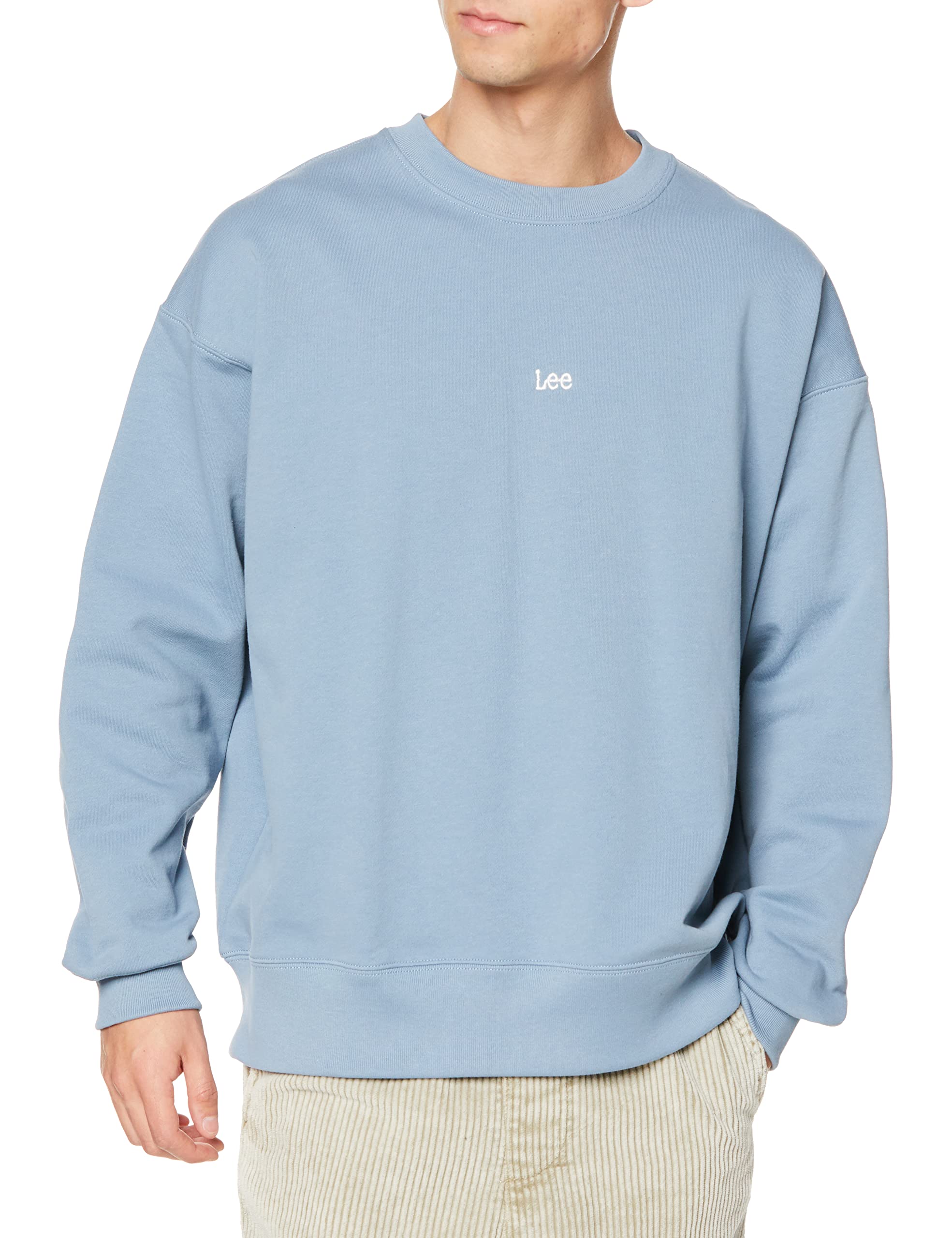 

Lee Официальный свитшот большого размера Сине-серый Средний LT3056-147