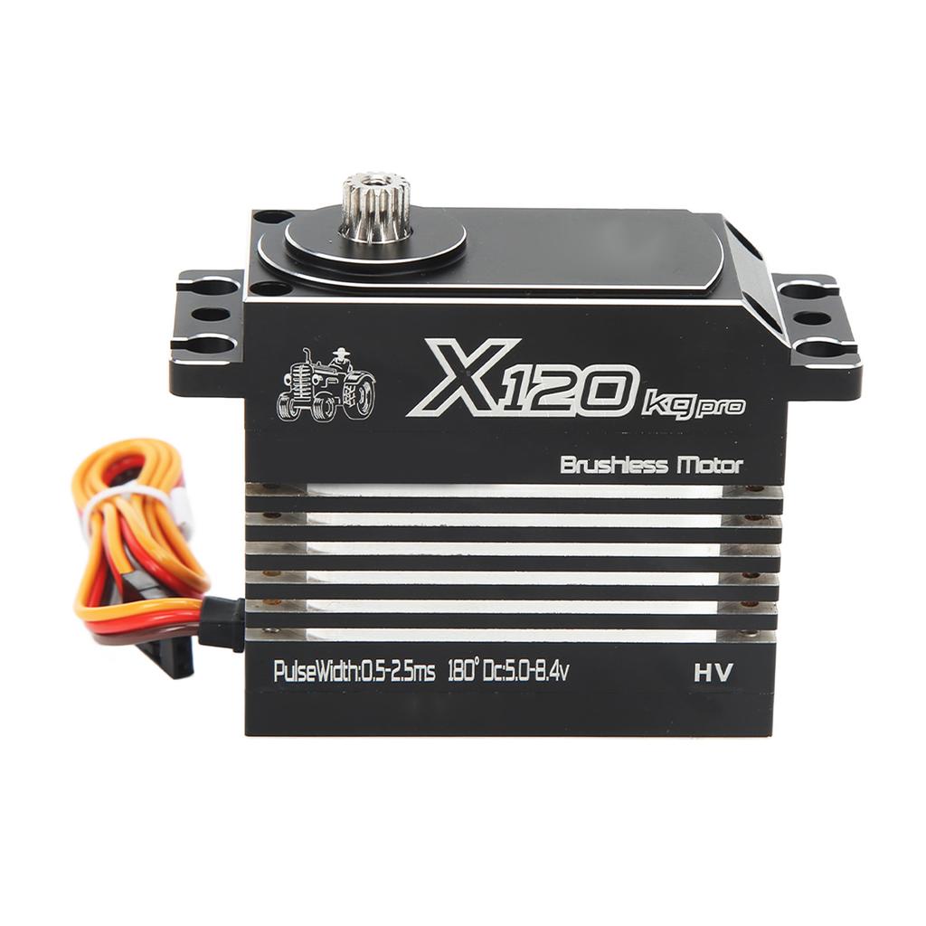 120kg High Speed Brushless Servo Waterproof Full Metal High Torsion Digital Servo for 1 5 1 6 RC Car Robot Boat