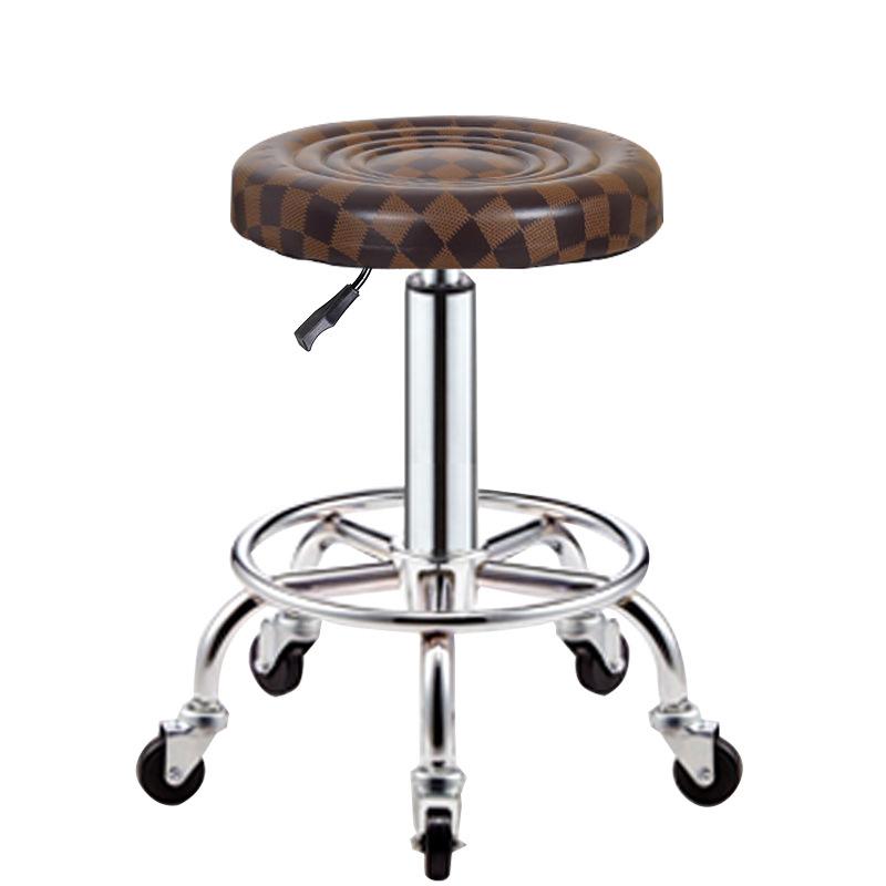 Luxury Hair Salon Special Pulley Beauty Stools Salon Modern Furniture Simple Barber Chairs Creative Bar Back Lifting Bar Chair