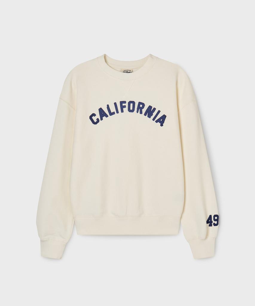 WHO.A.U California Patch Sweatshirt(F) / Whmwg2222F