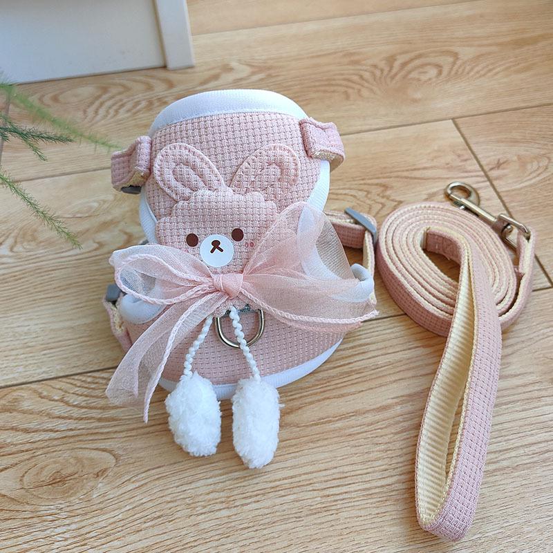 Small Dog & Cat Vest-Style Leash Harness: Pet Rope for Teddy, Bichon