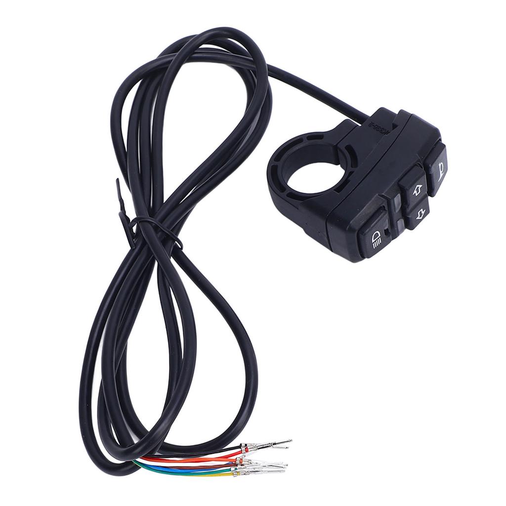 3 In 1 Motorcycle Headlight Horn Turn Switch Headlight Horn Turn ONOff Control Switch for 2.22cm