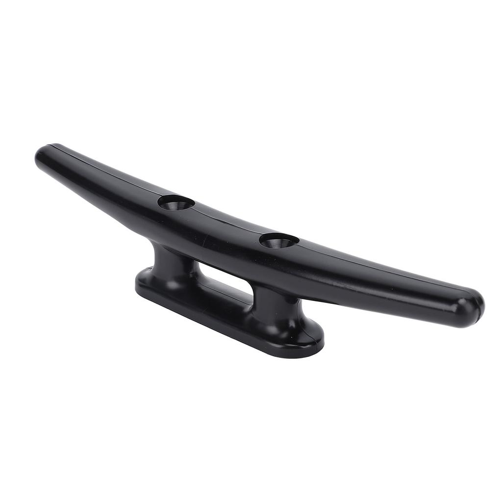 Boat Cleat Black Nylon Strong Tensile Strength Dock Cleat for Marine Deck Nautical Decor 200mm 7.87in