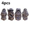 4 pezzi/set Odino Thor Tyr Ulfhednar Pagano Norreno Statua Vichinga Regalo Ornamenti in Resina Nordica Arte Casa Giardino Esterno Decorazione