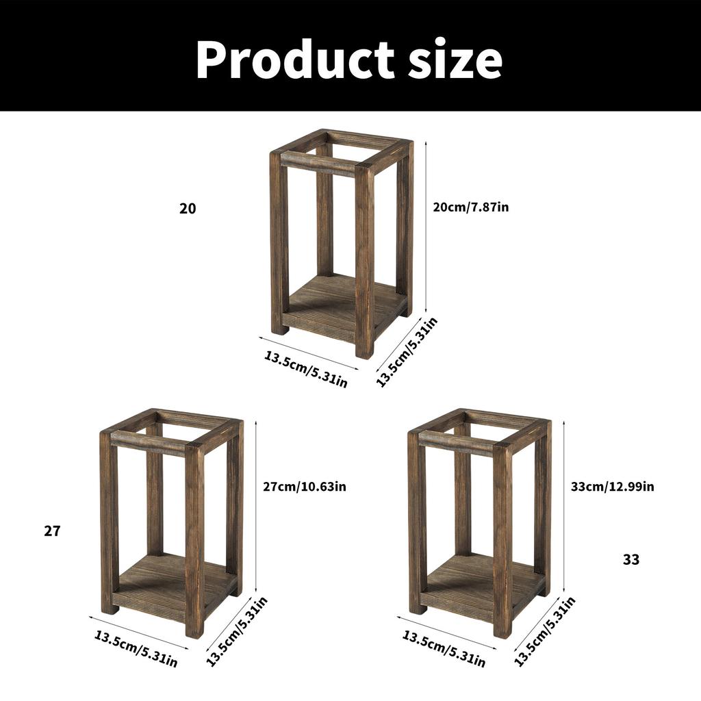 Elegant Wood Lanterns Candle Holder Flower Rack for Weddings Parties and Home Decors Romance Centerpieces Decoration