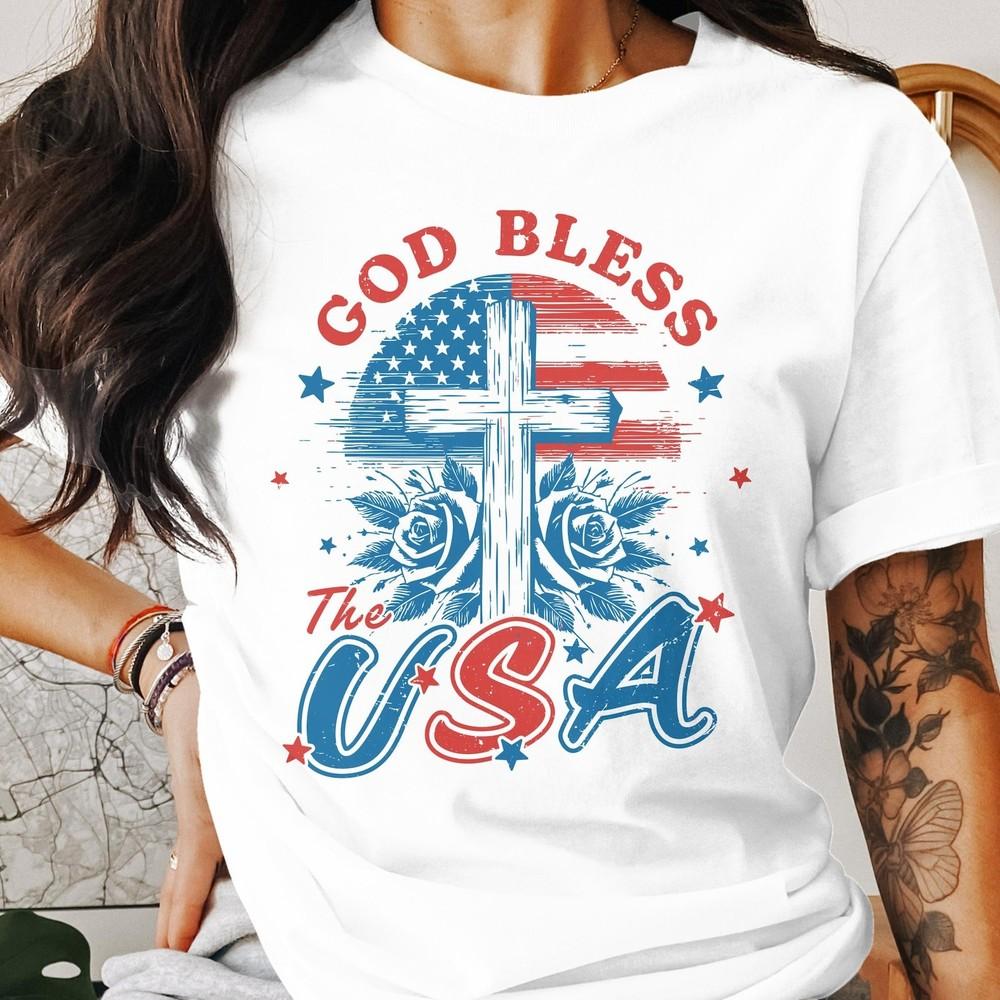 God Bless The USA T-Shirts,Sweat wbr/ shirts, Patriotic American Flag Shirts, #26 Unisex T-Shirt XL