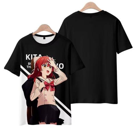 Anime Boqi Rock T-Shirt 3D-Druck Herren-T-Shirt Mode Streetwear Pfadfinder T-Shirt für Kinder
