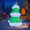 9.8FT Xmas Holiday Inflatable Yard Decor LED Christmas Tree Santa Climber Lawn Garden Toy Supplies Home Decor Ornaments Gifts