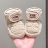 Winter Infant Toddler Non-Slip Fleece-Lined Cotton Shoes for Boys & Girls (0-1 Year)