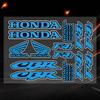 BLUE HONDA-S   Decal Set High Quality Printed and Cut Stickers Motorcycle Sticker ZB4