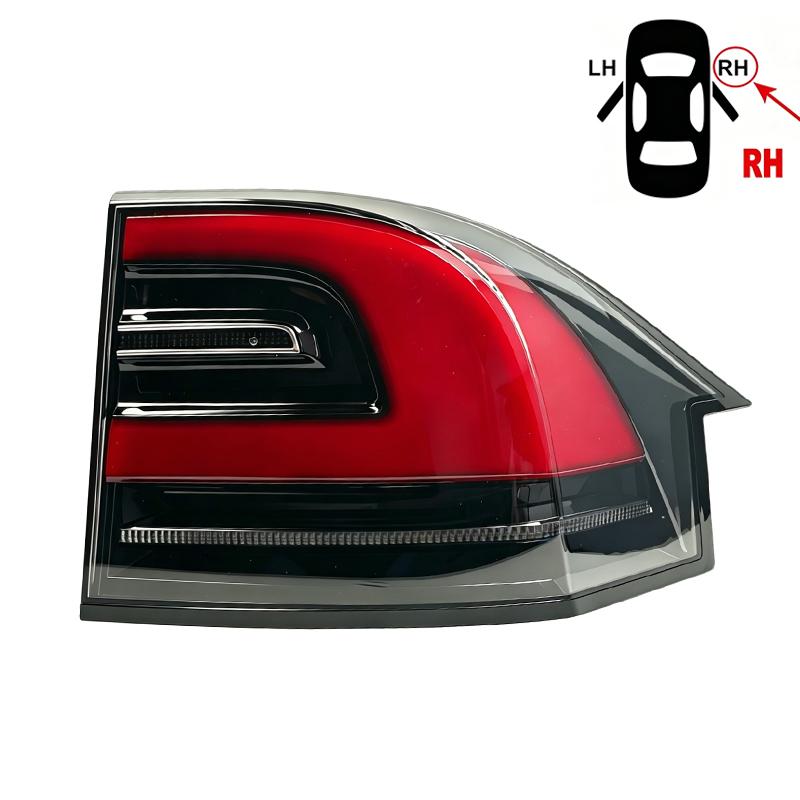 EU Version LED Tail Light Assembly For Tesla Model X 2015-2020 Rear Brake Turn Signal Reverse Lamp 1034334-00-B 1034338-00-B